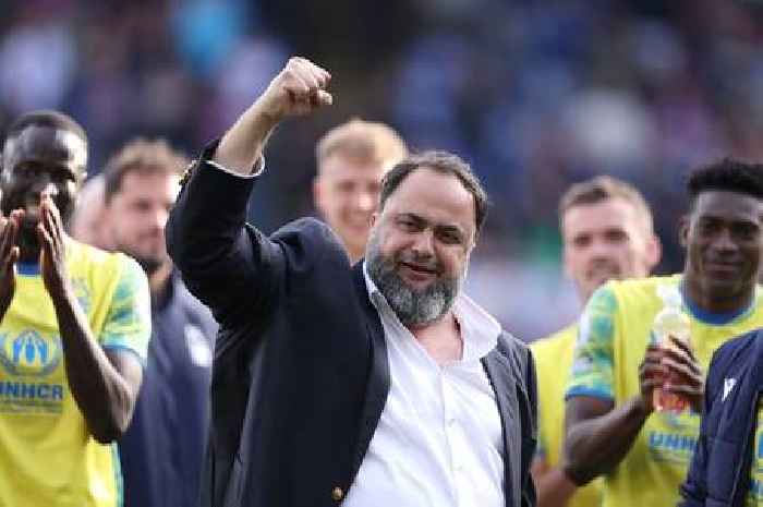 Evangelos Marinakis sends message to 'magnificent' Nottingham Forest fans after final game