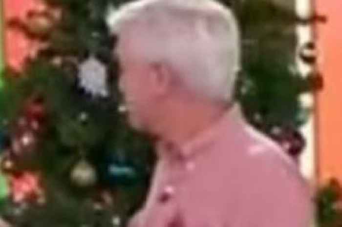 Moment Phillip Schofield downs whiskey with younger lover on ITV This Morning