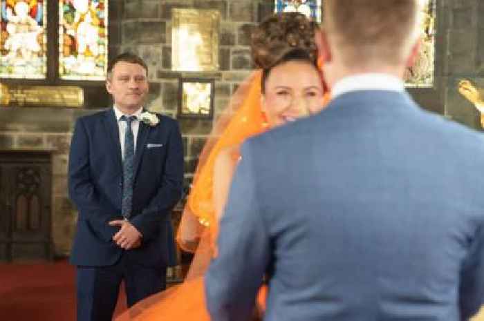 Coronation Street's Paul Foreman opens up on MND diagnosis at sister Gemma's wedding in emotional ITV scenes