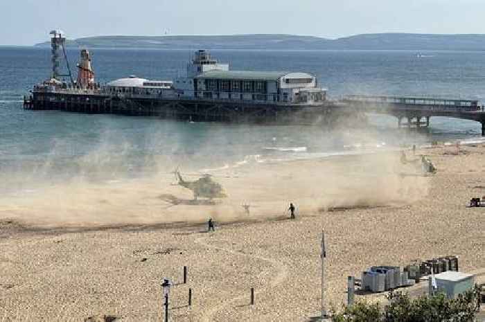 Major incident on busy beach as two people rushed to hospital