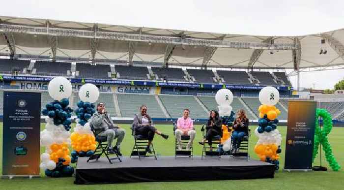 LA Galaxy, CalHOPE, Los Angeles County Department of Mental Health, Dignity Health and Javier 