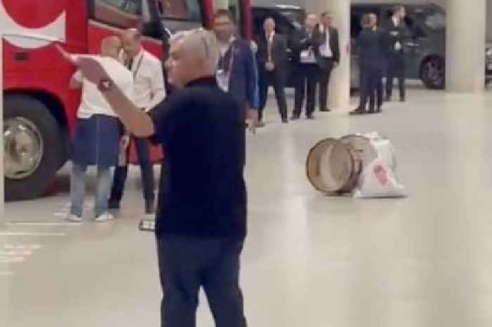 Jose Mourinho confronts ref Anthony Taylor in car park before F-bomb rant at 'disgrace'