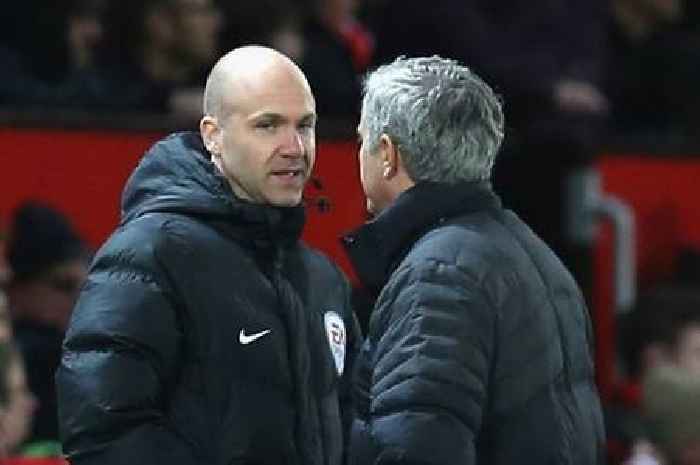 Jose Mourinho has history with Anthony Taylor and was once sent off by Premier League ref