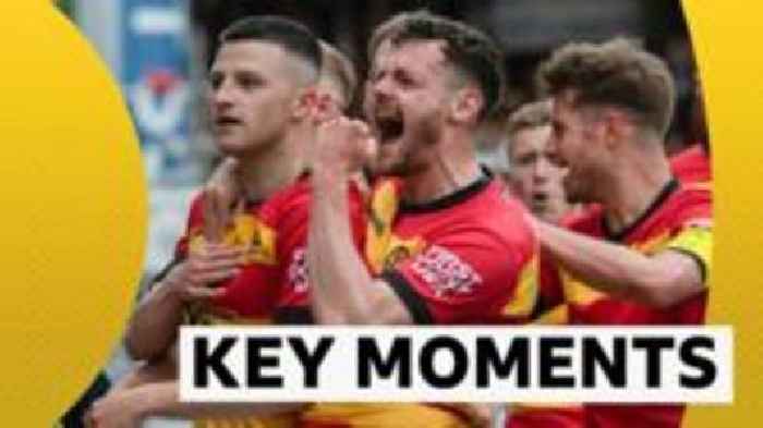 Watch the best bits of Thistle's win over County