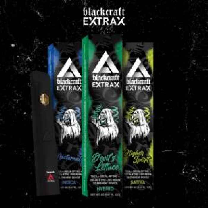 Rock Meets Innovation: Smoke Blackcraft Partners with Industry Leading Cannabinoid Brand, Delta Extrax, To Launch First-Ever 2-Gram Preheat Disposables
