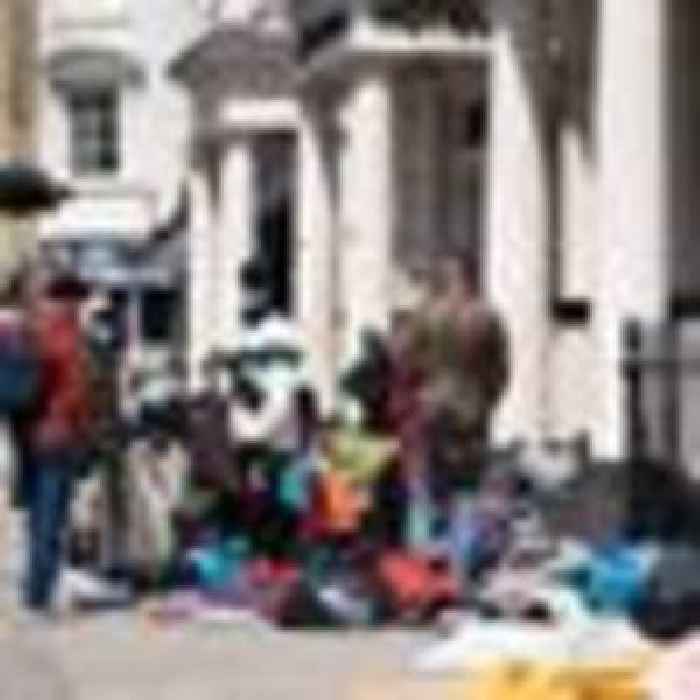 Dozens of refugees 'left on the street' in Westminster for two nights