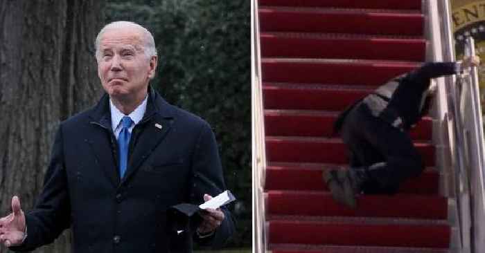 Every Fall President Joe Biden Has Taken — After Worst Fall Yet as Prez Face Plants Onto the Ground