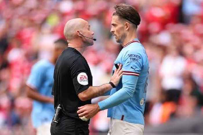 Ex-Premier League referee jumps to Jack Grealish defence after FA Cup final penalty vs Man Utd