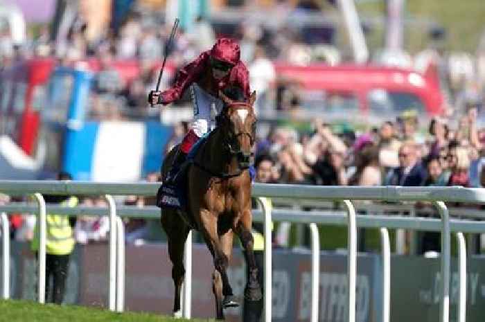 Frankie Dettori stormed to the seventh and final Epsom Oaks win of his incredible career on Soul Sister