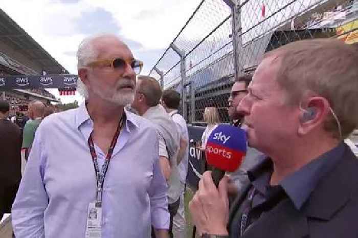 F1 icon looks unrecognisable during interview with Martin Brundle at Spanish Grand Prix