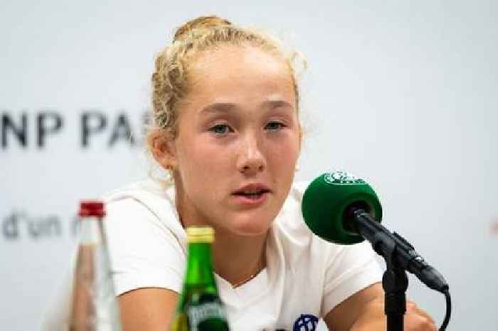 Russian tennis star, 16, admits she needs to behave better after risking disqualification