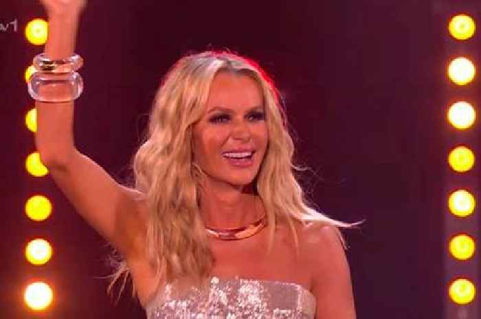 Amanda Holden sends fans wild in silver minidress during ITV Britain's Got Talent final