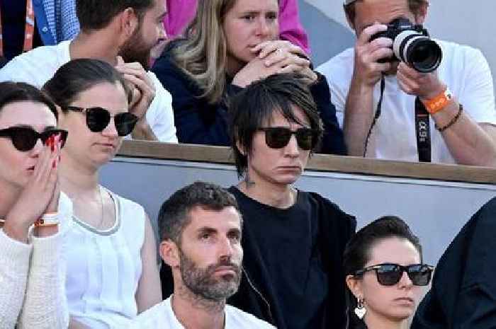Woman labelled 'foreign agent' by Russia spotted in players' box at French Open tennis