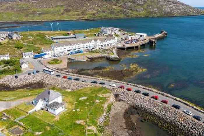Islanders stage mass protest after being cut off from mainland in ferry fiasco