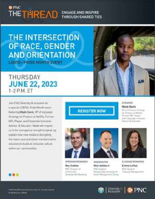 The Intersection of Race, Gender and Orientation: A PNC LGBTQ+ Pride Month Event
