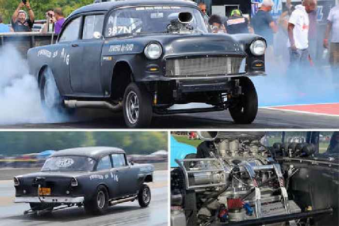 Ford-Powered 1955 Chevy Tri-Five Has Sacrilege Written All Over, It's Quicker Than a Demon