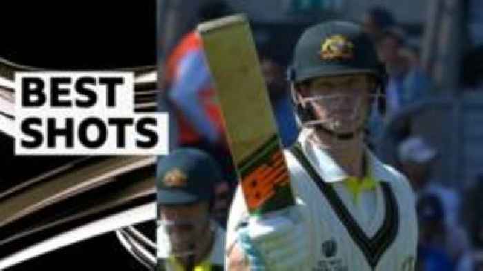 Watch the best shots of Smith's 50 against India