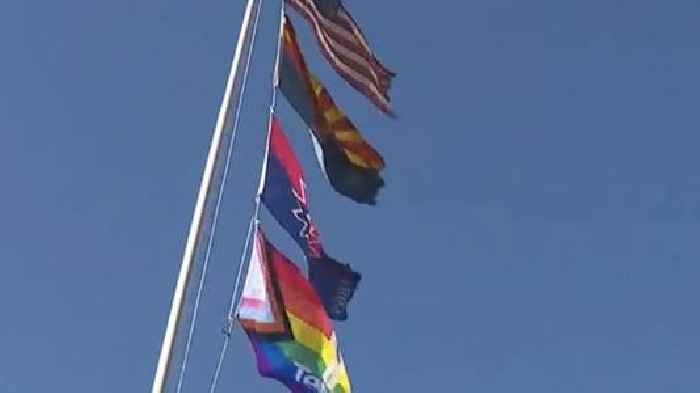 Police investigate burning of Pride flag at City Hall in Arizona
