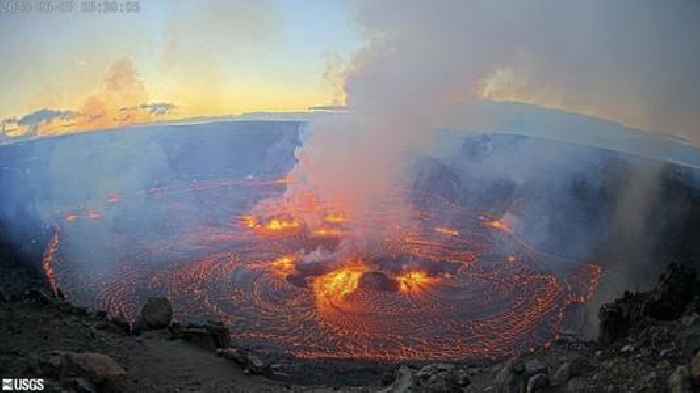 The Kilauea volcano in Hawaii is erupting again