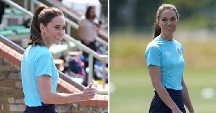 Kate Middleton Has a Ball Playing Rugby as Prince Harry Attends Day 3 of Stressful Phone Hacking Trial: Photos