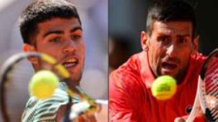 French Open semi-finals: Alcaraz v Djokovic - radio & text