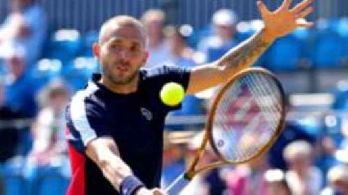 Top seed Evans out of Surbiton Trophy in second round
