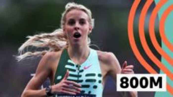 Hodgkinson wins 800m with 'brilliant' run