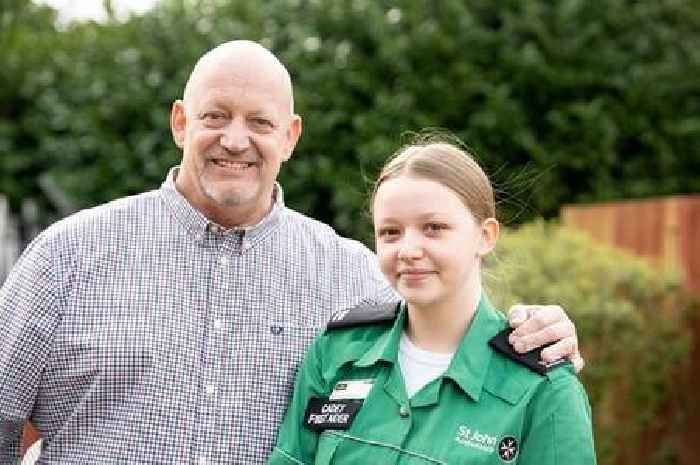 'I can never repay Lillie' Teen saved dad’s life after his heart stopped beating for 35 minutes