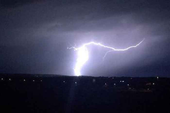 Thunderstorm warnings in place across much of England and Wales