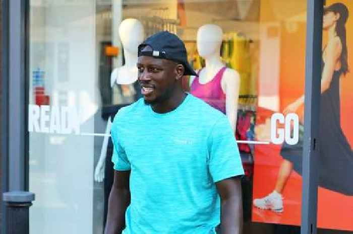 Benjamin Mendy spotted out in show of support to Man City two weeks before retrial