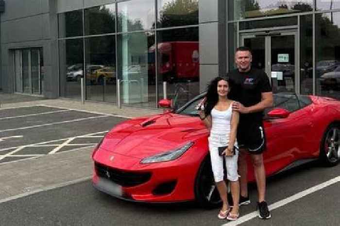 Millionaire martial arts entrepreneur Matt Fiddes surprises wife with brand new Ferrari