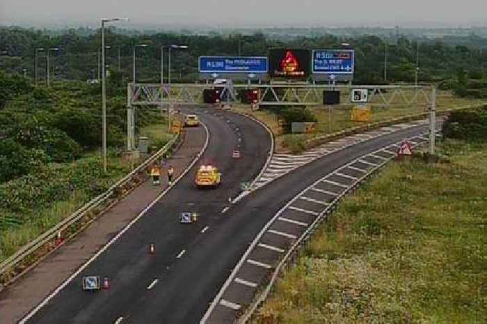 Live: M4 updates as serious crash closes M5 entry sliproad