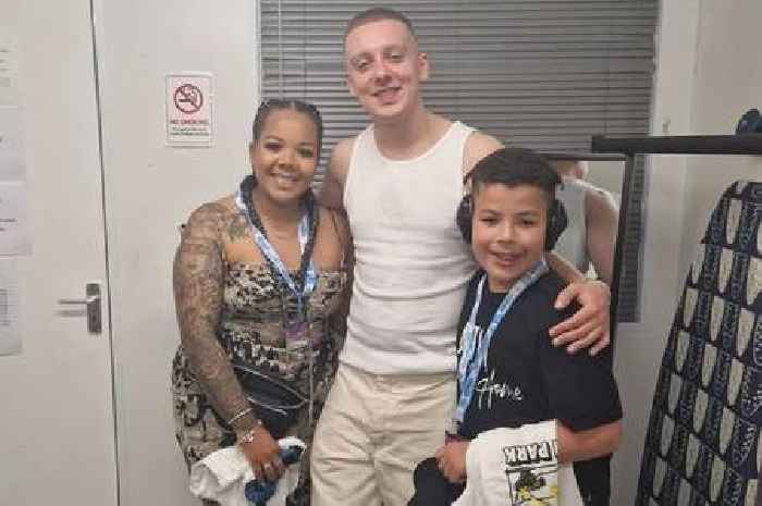 Dream come true for Leicester lad after meeting hero rapper Aitch