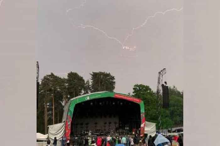 Jack Savoretti Cannock Chase gig cancelled as storms cut short Natalie Imbruglia set