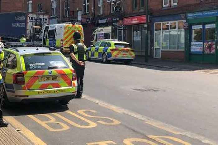 New cordon set up by police responding to major incident in Nottingham