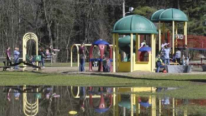 2 children suffer burns after using playground slides doused in acid