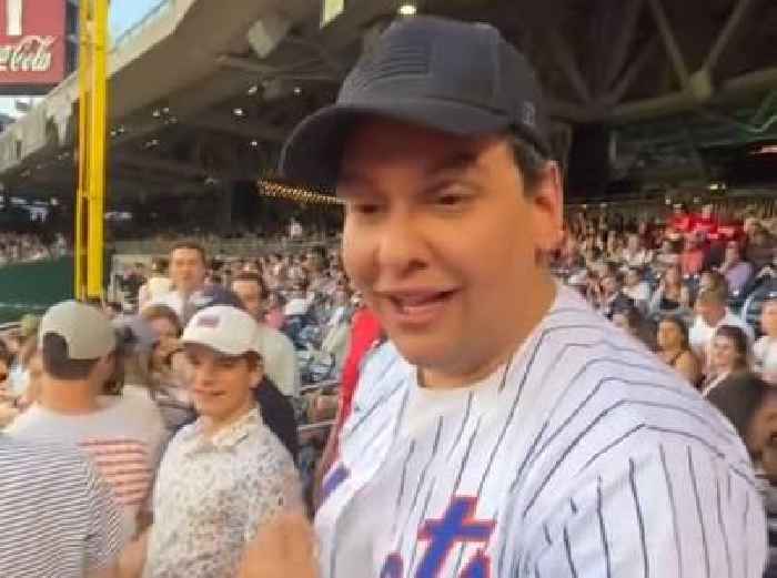 WATCH: George Santos Mobbed for Selfies at Congressional Baseball Game