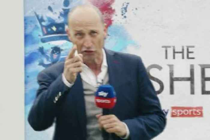 Sky Sports pundit Nasser Hussain gets pumped up ahead of summer of Ashes cricket