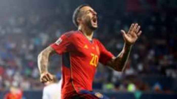 Joselu sends Spain to Nations League final