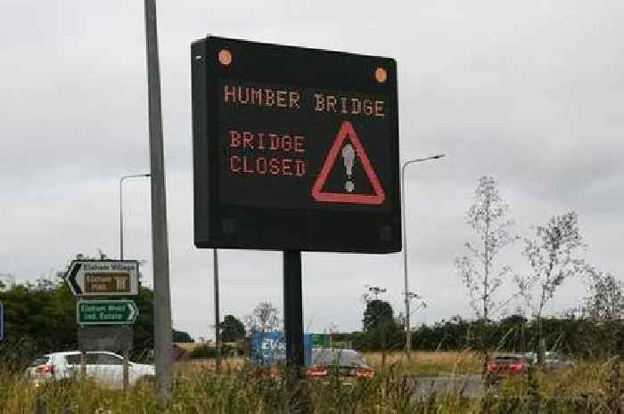 Humber Bridge closed to traffic after crash - live updates