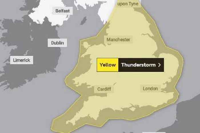 Met Office issues thunderstorm warning for whole of Wales