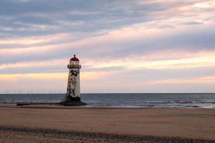 Top rated North Wales beach with huge lighthouse, rare birds and natterjack toads