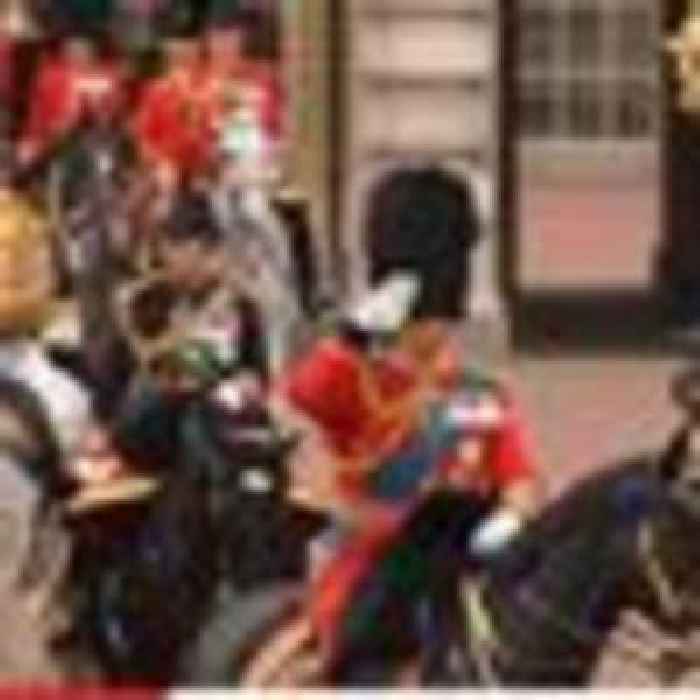 King Charles becomes first monarch in decades to take part in Trooping the Colour
