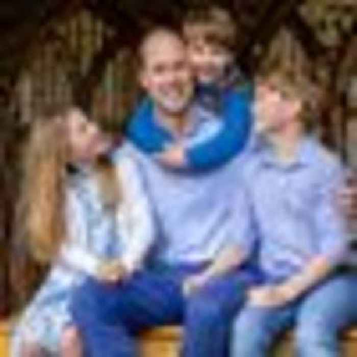 Prince William beams with children in photo released for Father's Day