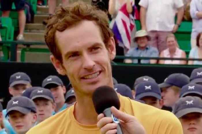 Andy Murray left holding back tears after kids surprise him after latest tournament win