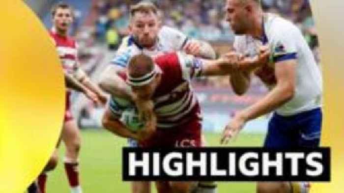 Highlights: 12-man Wigan knock out Warrington