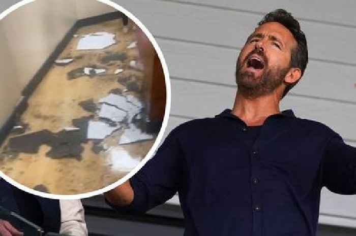 Wrexham's Racecourse football ground evacuated as Ryan Reynolds and Rob McElhenney left with hefty bill