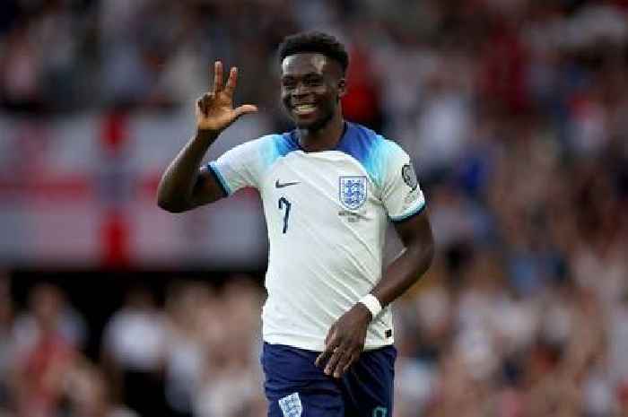 'Better than Rashford' - Arsenal fans make Bukayo Saka point after England hat-trick