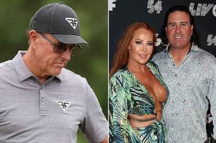 Phil Mickelson 'showed Pat Perez's wife offensive picture of himself' during dinner date