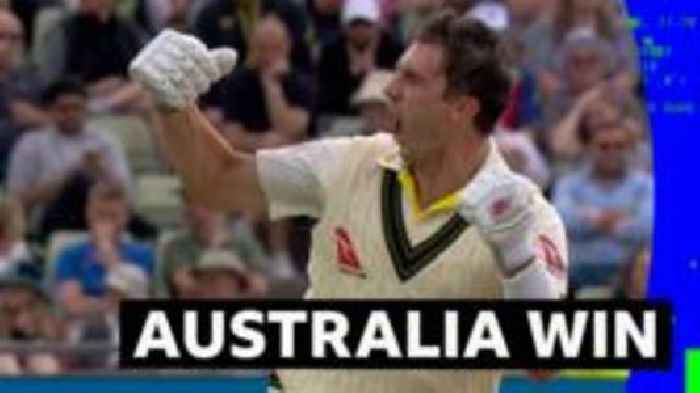 Cummins four seals first Test win for Australia
